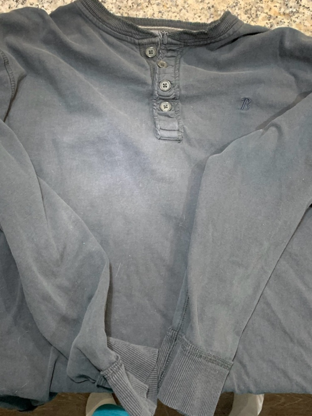 Boston Scally Co. Long Sleeve Henley Shirt XL - Picture 2 of 2